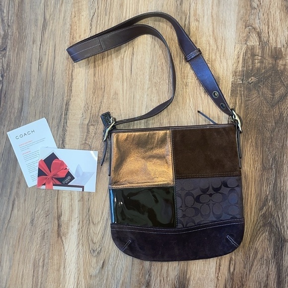 Coach Patchwork Crossbody Bag F10421 - Picture 1 of 6